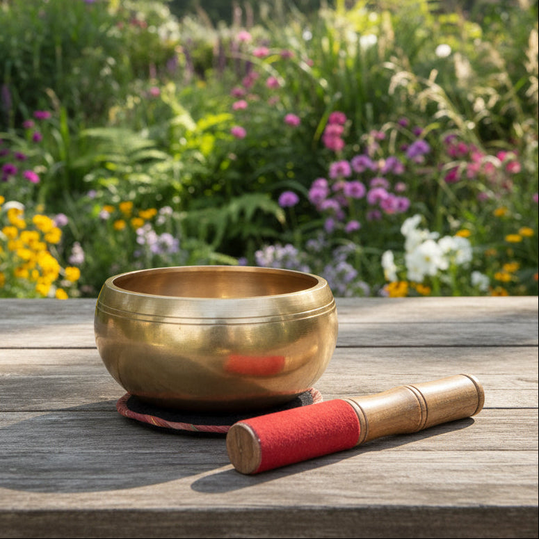 Polished Brass Singing Bowl