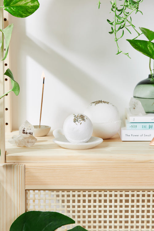 Organic lavender bath bomb