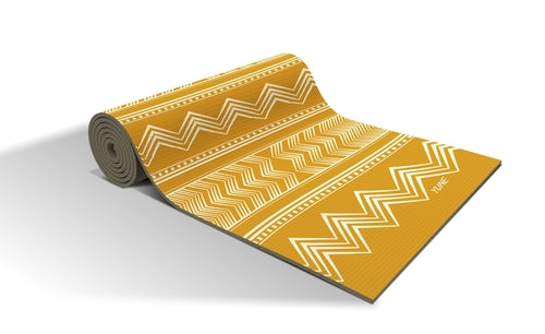 YUNE Yoga Mat - 6mm Block Joy non-slip and eco friendly
