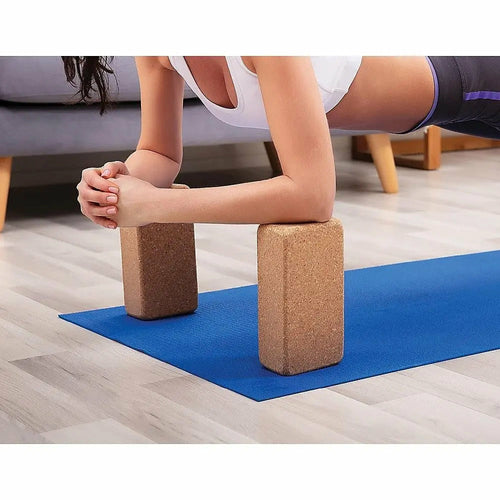 ECO‑Friendly Cork Yoga Blocks — 2 Pack