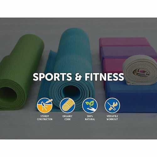 ECO‑Friendly Cork Yoga Blocks — 2 Pack