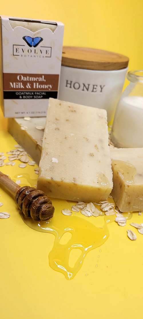 Goat Milk Oatmeal Honey Soap