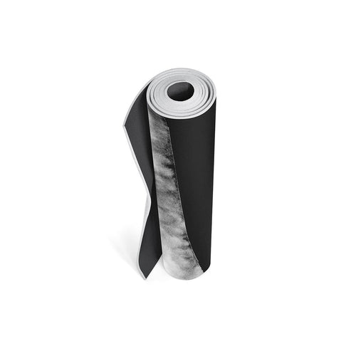 YUNE Yoga Mat - 6mm Black non-slip and eco friendly