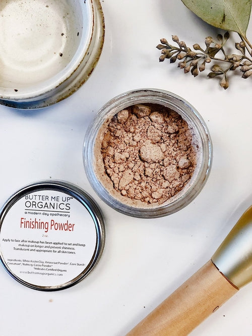 Organic finishing powder