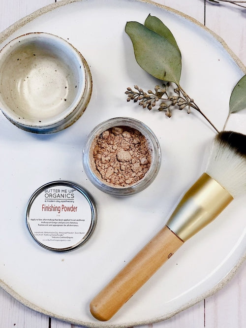 Organic finishing powder