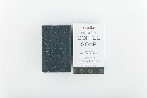Activated Charcoal Coffee Soap Bar