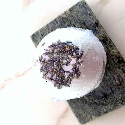 Organic lavender bath bomb
