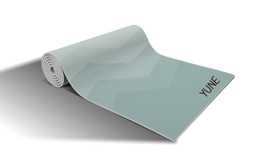 YUNE Yoga mat - 6mm Stone Inspired non-slip and eco friendly