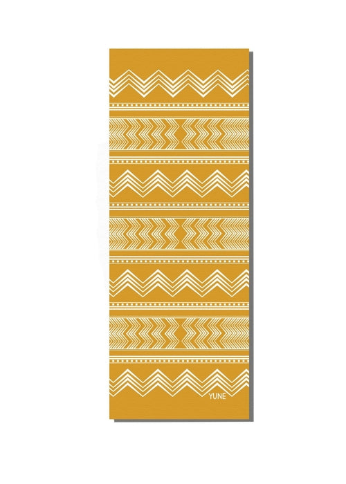 YUNE Yoga Mat - 6mm Block Joy  non-slip and eco friendly